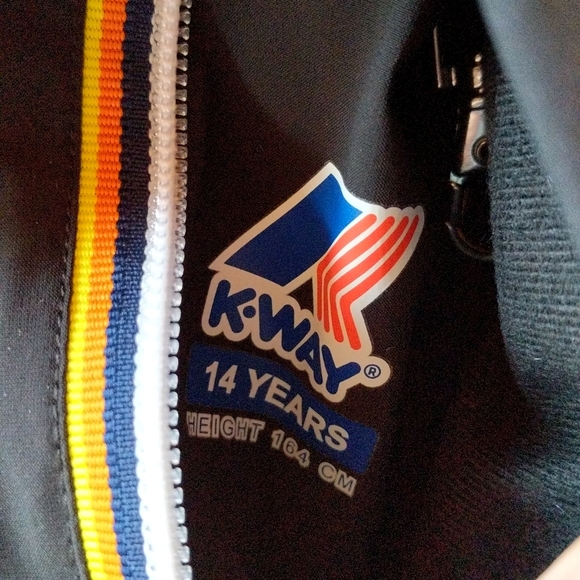 NWT K-Way Lily Warm Double Reversible Girl's Jacket - Picture 8 of 16